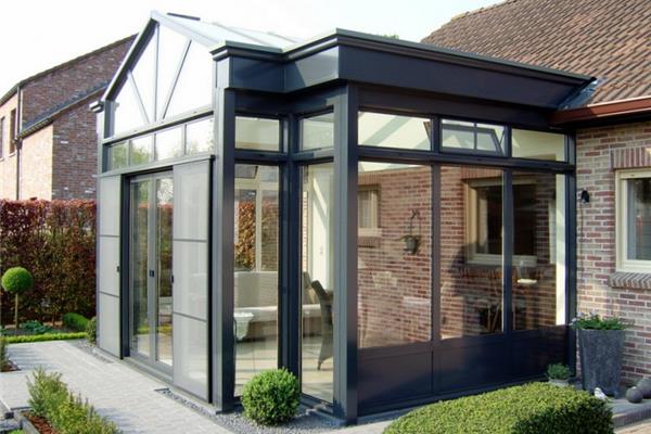 Serre met plat dak - Van Den Bergh